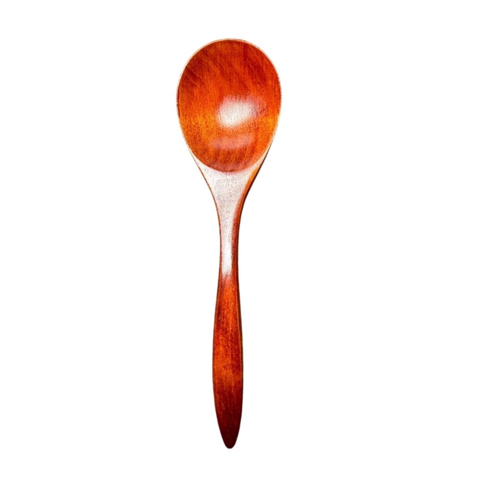 Wooden Soup Spoon Natural Wood Asian Style Kitchen Utensil